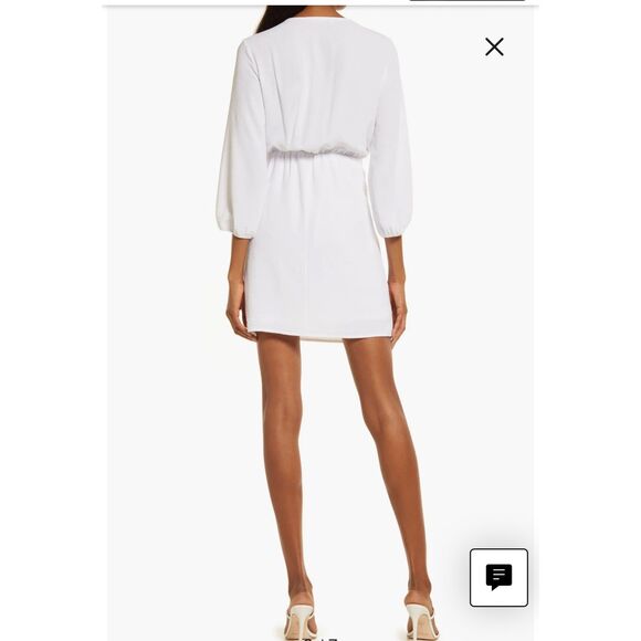 Fraiche by J Long sleeve Tie Front Dress size medium - Picture 2 of 6